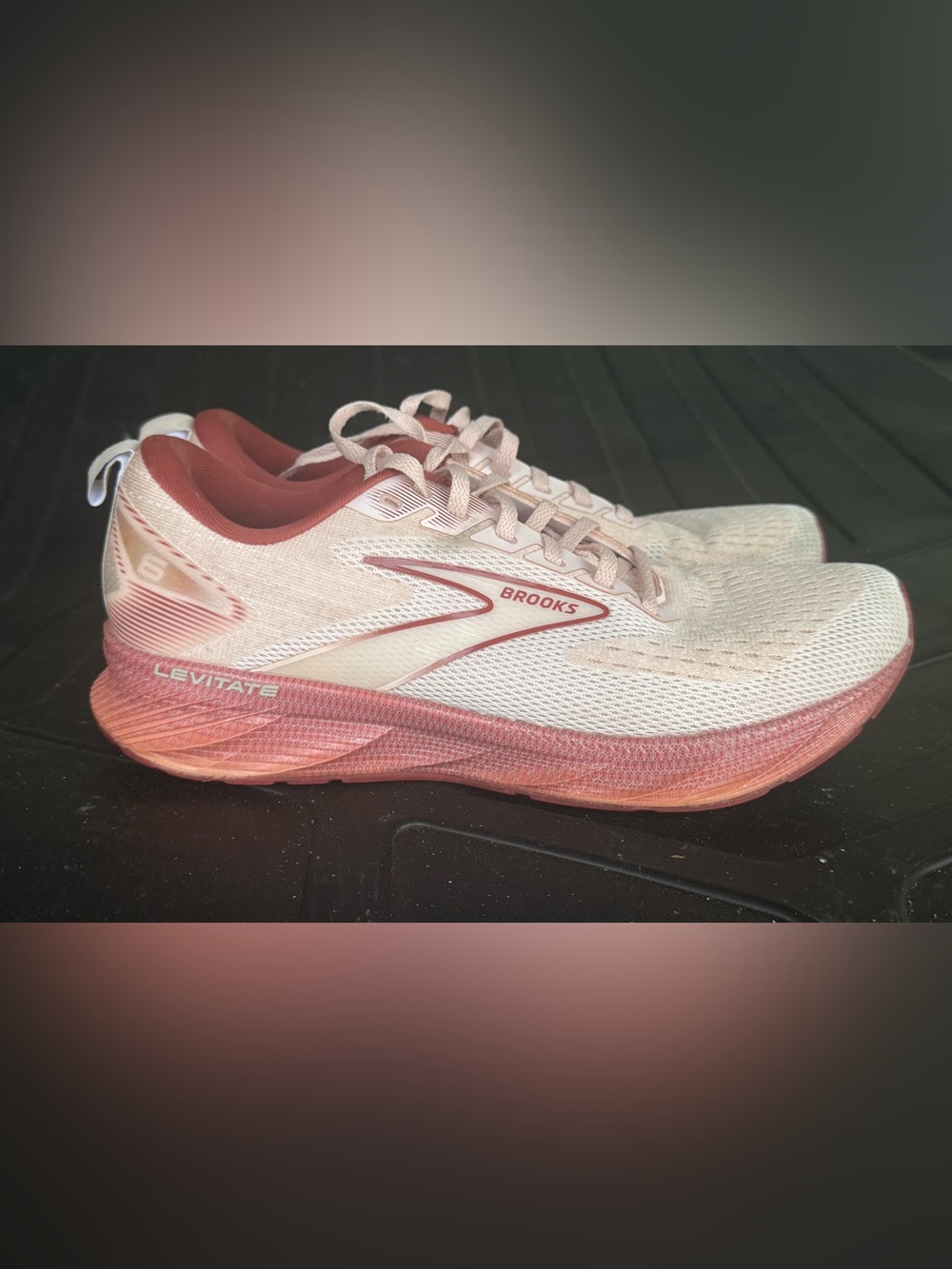 Brooks Ghost 15 Women's White and Pink Running Sneakers